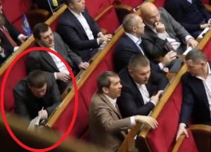 В Раде поймали очередного "кнопокодава" (видео) 