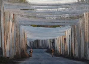 Зробили на "від***сь": перші дощі звалили антидронові сітки з опорами, обвали заблокували дороги (відео)