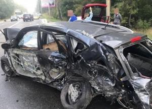 В Киеве произошло ДТП с участием восьми автомобилей (видео)