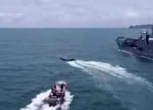 В Колумбии задержали субмарину с двумя тоннами кокаина (видео)