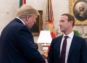 Глава Facebook Цукерберг поужинал с Трампом