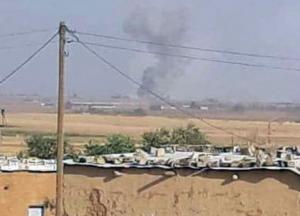 После атаки турецкой армии, курды подожгли нефтяные скважины в Сирии (видео)