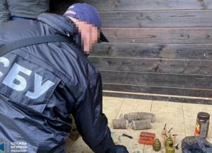 Во Львовской области у "активиста" нашли тайник с гранатами