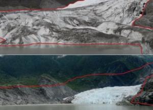 Фото с разницей в 100 лет: ученые показали таяние ледников (фото)