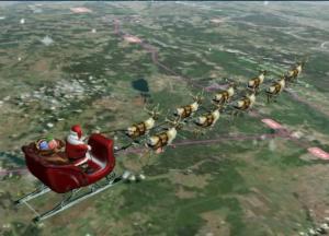 Санчата Санта-Клауса помітили у небі над Україною. Хто бачив? (фото)