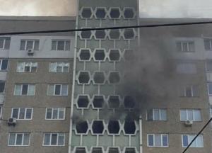 В Киеве произошел пожар в многоэтажке (фото)