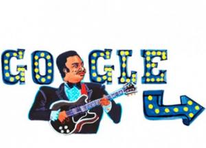 Google выпустил дудл в честь дня рождения Би Би Кинга