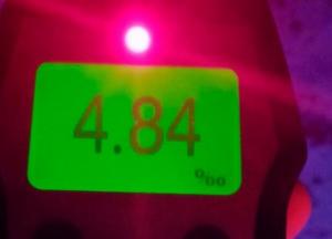 У водителя уровень алкоголя в крови превысил норму в 25 раз 