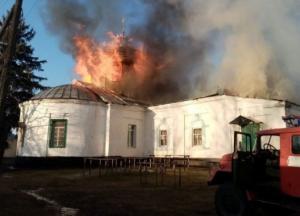В Черниговской области произошел пожар в монастыре