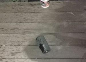 В Черкассах депутату горсовета во двор бросили "коктейль Молотова" (фото)