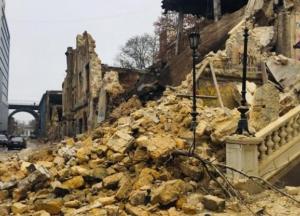В Одессе обрушилось здание (фото)