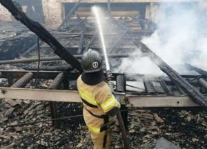 На Черниговщине горел деревообрабатывающий цех