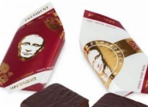 Путин с водкой: в России дети получили странные конфеты
