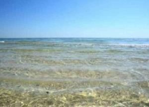 В Кирилловке автомобиль въехал в море (фото)