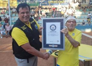 97-летний украинец попал в Книгу рекордов Гиннеса благодаря теннису