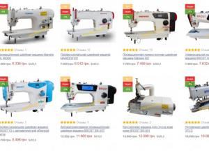 Современное промышленное швейное оборудование для выполнения основных и вспомогательных операций