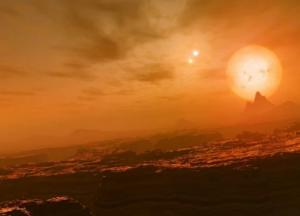 Ученые обнаружили планету с тремя красными солнцами 