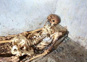 В Помпеях в гробнице нашли останки жреца (фото)