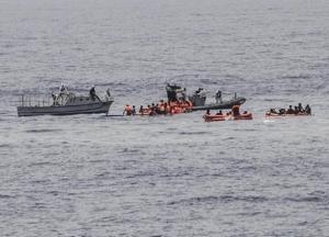 В Средиземном море утонули 45 беженцев