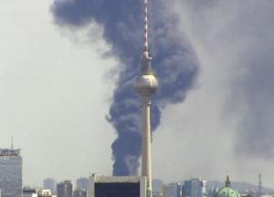 В торговом центре Берлина произошел масштабный пожар (фото, видео)