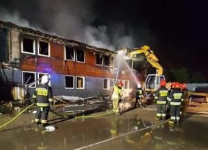 В Польше подожгли хостел с украинцами (фото)