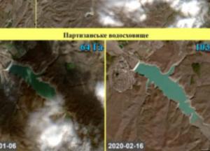 Исследователи показали на фото из космоса, как обмелели водохранилища Крыма (фото)