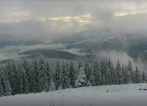 В Карпатах выпал снег, обещают сильные заморозки