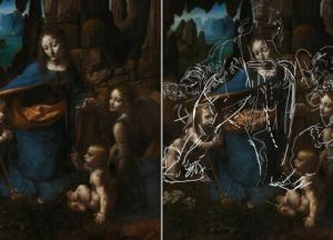 Под полотном Леонардо да Винчи обнаружили скрытый эскиз (фото)