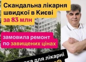 Лікарня швидкої допомоги Києва: 83 мільйони на ремонт та завищені ціни на будматеріали