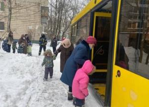 В Киеве загорелся детский сад, детей эвакуировали