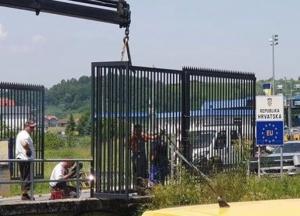 Словения строит "стену" на границе с Хорватией