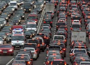 Киев застыл в утренних пробках (карта)