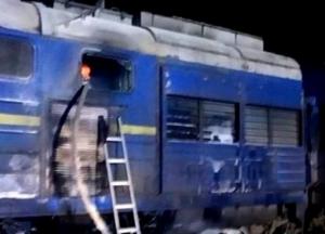 Под Николаевом загорелся тепловоз поезда Интер-Сити