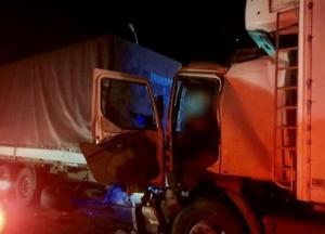В Николаеве водитель грузовика въехал в стоящую фуру, есть погибший (фото)
