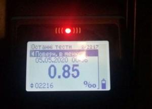 В Киеве остановили пьяного водителя в 50 метров от его дома (фото)