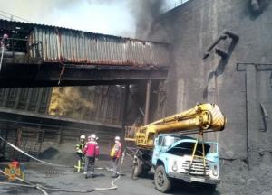 В Авдеевке произошел пожар на коксохимическом заводе