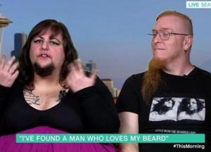Бородатая американка нашла себе бородатого мужа (фото)