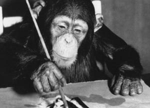 Выставка картин шимпанзе пройдет в Лондоне (фото)