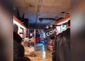В Одессе супермаркет затопило кипятком (видео)