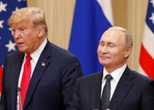 Странные отношения Путина и Трампа высмеяли в Сети (фото)