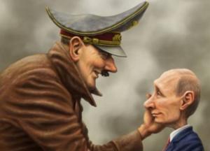 "Я тоже думал, что в бункере мне ничто не угрожает. Больной ублюдок": в сети показали "переписку" Гитлера и Путина (видео)