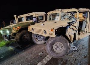 У Польщі мікроавтобус зіткнувся з колоною американської військової техніки (фото)