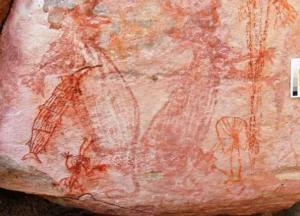 Археологи обнаружили в Австралии необычные наскальные рисунки