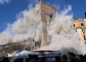 Вежа Торре-дей-Конті у Римі може повністю обвалитися, а Захарова чекає, що "Італія завалиться вся" (відео)