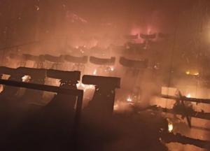 В Кривом Роге сгорел кинотеатр