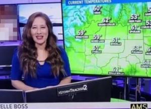 Американский телеканал в прогнозе погоды показал видео для взрослых (видео)