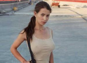 В Киев приехала скандальная модель (фото)