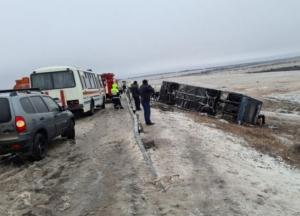 В России перевернулся автобус с украинцами, есть погибшие (фото)