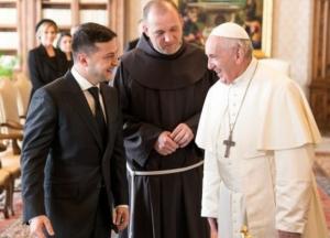 Зеленский в Ватикане рассмешил Папу Римского (видео)
