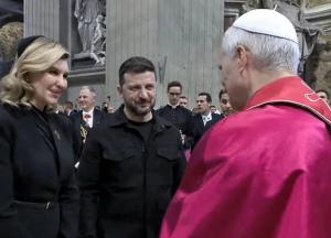 Папа Римський Лев XIV провів першу зустріч із президентом України Володимиром Зеленським